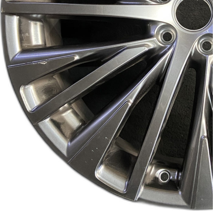 21" LEXUS RX350 23-25 21x8 20 spoke silver Original OEM Wheel Rim - Back View