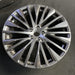 21" LEXUS RX350 23-25 21x8, 20 spoke, silver Original OEM Wheel Rim - Side Profile