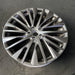 21" LEXUS RX350 23-25 21x8, 20 spoke, silver Original OEM Wheel Rim - Close-Up Detail