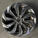 18" UX200 20-23 18x7 , 10 spoke, machined black Original OEM Wheel Rim - Angle View
