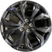 18" RAV4 22 18x7 alloy 5 spoke split spoke black Original OEM Wheel Rim - Front View
