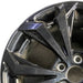 18" RAV4 22 18x7 alloy 5 spoke split spoke black Original OEM Wheel Rim - Angle View