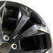 18" RAV4 22 18x7 alloy 5 spoke split spoke black Original OEM Wheel Rim - Side Profile