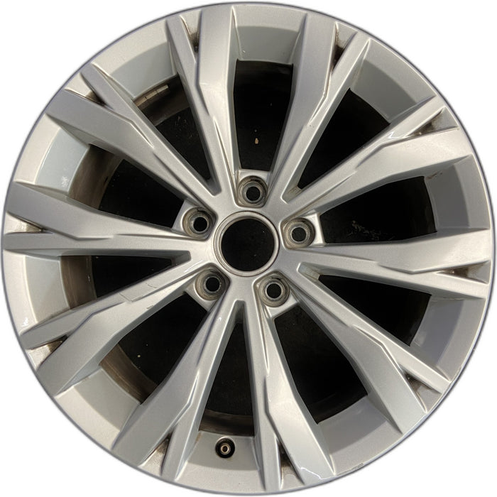 17" TIGUAN 18 17x7 , , split spoke Original OEM Wheel Rim - Front View