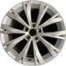 17" TIGUAN 18 17x7 , , split spoke Original OEM Wheel Rim - Front View