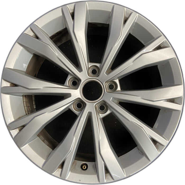 17" TIGUAN 18 17x7 , , split spoke Original OEM Wheel Rim - Front View