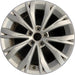 17" TIGUAN 18 17x7 , , split spoke Original OEM Wheel Rim - Front View