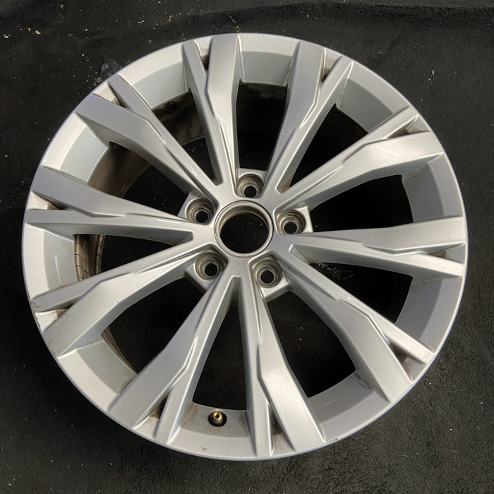 17" TIGUAN 18 17x7 , , split spoke Original OEM Wheel Rim - Side Profile
