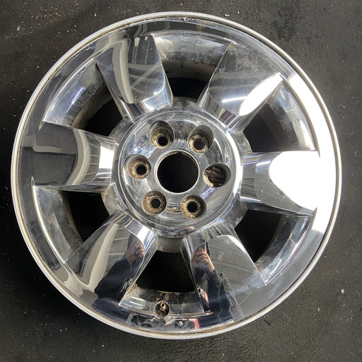 20" SIERRA 1500 PICKUP 09-11 20x8.5, 6 spoke, chrome, flat faced spoke, - Angle View