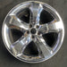 20" CHALLENGER 11-12 20x8, , chrome clad, lug nut centered between spokes - Angle View