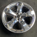 20" CHALLENGER 11-12 20x8, , chrome clad, lug nut centered between spokes - Side Profile