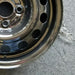 14" CIVIC 92 14x5 steel Htbk Si black Original OEM Wheel Rim - Back View