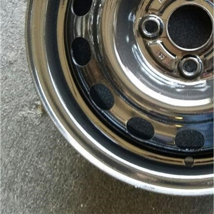 14" CIVIC 92 14x5 steel Htbk Si black Original OEM Wheel Rim - Additional View