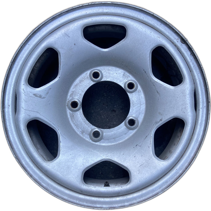 15" SUNRUNNER 92-95 , steel, 6 slot Original OEM Wheel Rim - Front View