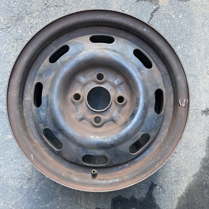 14" ESCORT 97-02 14x5.5, steel Original OEM Wheel Rim - Angle View