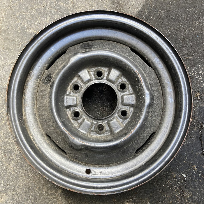 15" BLAZER/JIMMY full size 71-72 4x4 15x6 Original OEM Wheel Rim - Front View