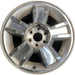 20" AVALANCHE 1500 09-10 20x8.5, 5 spoke, covered lug nuts, grooved spoke - Front View