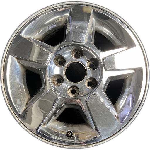 18" AVALANCHE 1500 09-10 18x8", , exposed lug nuts Original OEM Wheel Rim - Front View