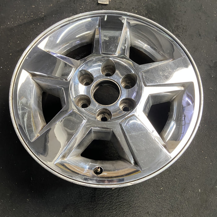 18" AVALANCHE 1500 09-10 18x8", , exposed lug nuts Original OEM Wheel Rim - Side Profile