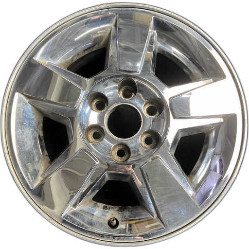 18" AVALANCHE 1500 09-10 18x8", , exposed lug nuts Original OEM Wheel Rim - Front View