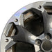 17" XV CROSSTREK 21 17x7 alloy machined face dark gray pockets outer machined - Angle View