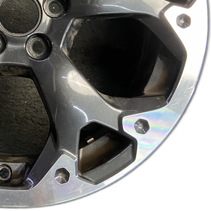 17" XV CROSSTREK 21 17x7 alloy machined face dark gray pockets outer machined - Close-Up Detail