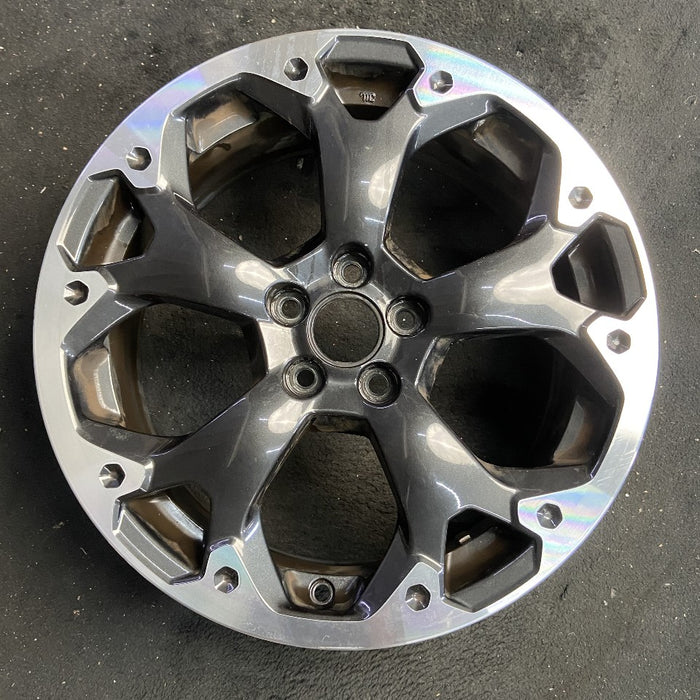 17" XV CROSSTREK 21 17x7 alloy machined face dark gray pockets outer machined - Additional View