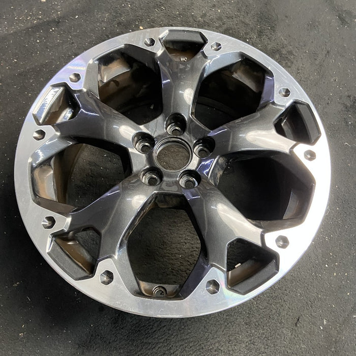 17" XV CROSSTREK 21 17x7 alloy machined face dark gray pockets outer machined - View 7