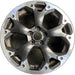 17" XV CROSSTREK 21 17x7 , machined face, dark gray pockets Original OEM Wheel - Front View
