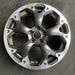 17" XV CROSSTREK 21 17x7 alloy machined face dark gray pockets outer machined - Front View