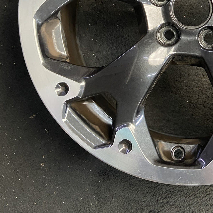 17" XV CROSSTREK 21 17x7 alloy machined face dark gray pockets outer machined - Additional View