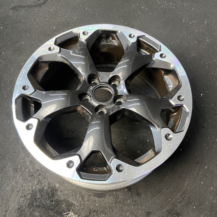 17" XV CROSSTREK 21 17x7 alloy machined face dark gray pockets outer machined - View 8