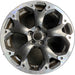17" XV CROSSTREK 21 17x7 alloy machined face dark gray pockets outer machined - Front View