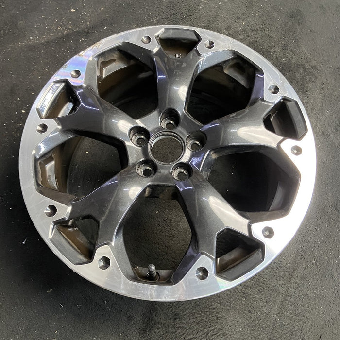 17" XV CROSSTREK 21 17x7 alloy machined face dark gray pockets outer machined - View 7