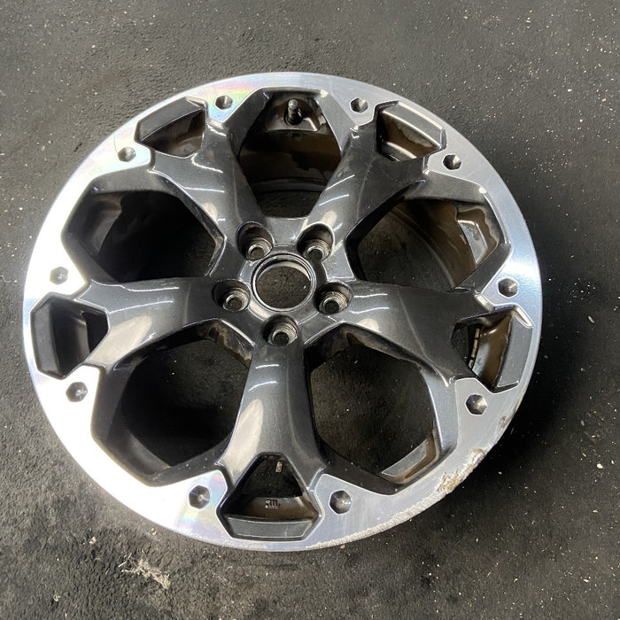 17" XV CROSSTREK 21 17x7 alloy machined face dark gray pockets outer machined - View 8