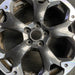 17" XV CROSSTREK 21 17x7 alloy machined face dark gray pockets outer machined - Angle View