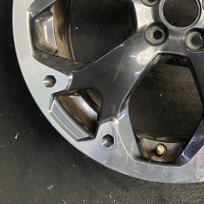17" XV CROSSTREK 21 17x7 alloy machined face dark gray pockets outer machined - Additional View