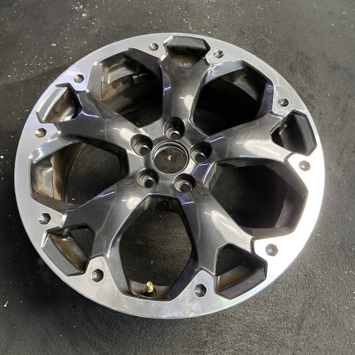 17" XV CROSSTREK 21 17x7 alloy machined face dark gray pockets outer machined - View 7