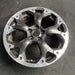 17" XV CROSSTREK 21 17x7 , machined face, dark gray pockets Original OEM Wheel - Side Profile