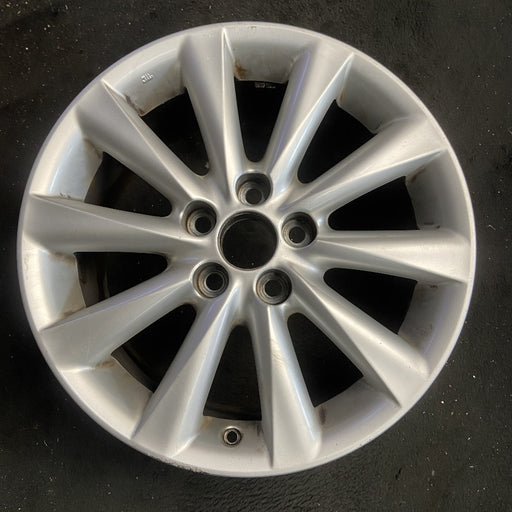 17" LEXUS IS250 09 17x8 alloy 10 spoke w/o chrome Original OEM Wheel Rim - Front View