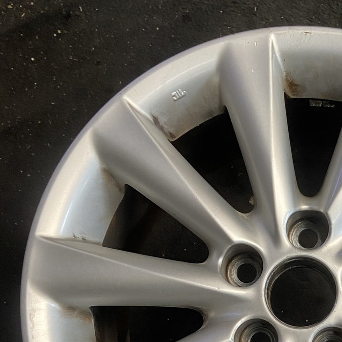 17" LEXUS IS250 09 17x8 alloy 10 spoke w/o chrome Original OEM Wheel Rim - Side Profile