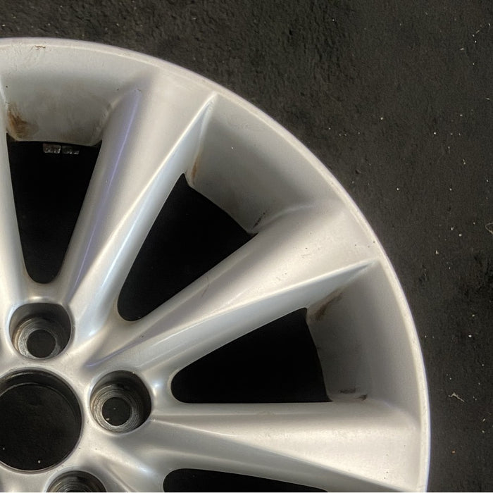 17" LEXUS IS250 09 17x8 alloy 10 spoke w/o chrome Original OEM Wheel Rim - Close-Up Detail