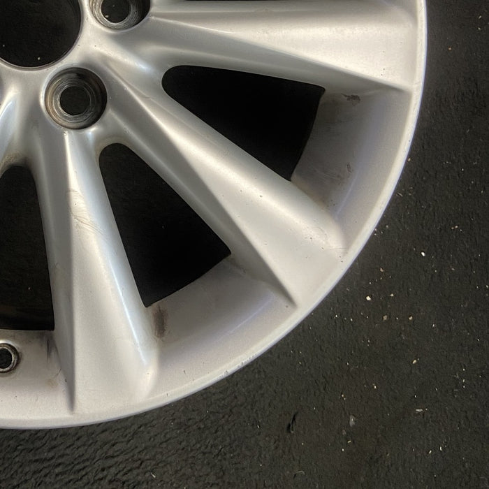 17" LEXUS IS250 09 17x8 alloy 10 spoke w/o chrome Original OEM Wheel Rim - Back View