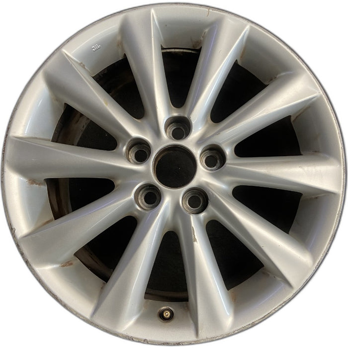 17" LEXUS IS250 09 17x8 alloy 10 spoke w/o chrome Original OEM Wheel Rim - Front View