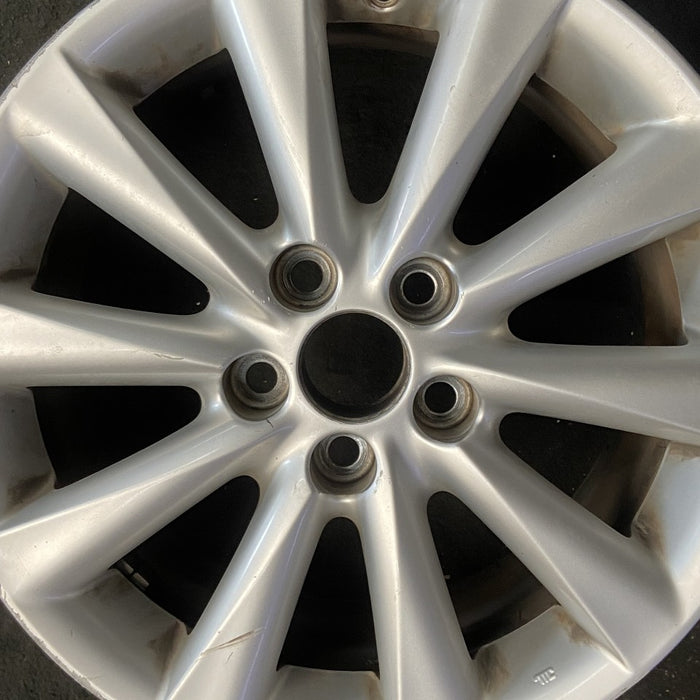 17" LEXUS IS250 09 17x8 alloy 10 spoke w/o chrome Original OEM Wheel Rim - Angle View