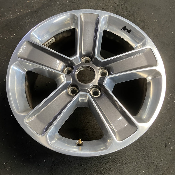 18" WRANGLER 18 VIN X , 18x7.5, 5 spoke, , Original OEM Wheel Rim - Side Profile