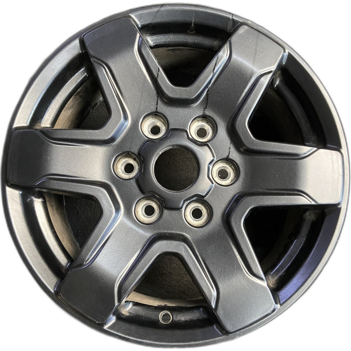 17" BRONCO 21-25 17x7.5, aluminum , gloss black Original OEM Wheel Rim - Front View