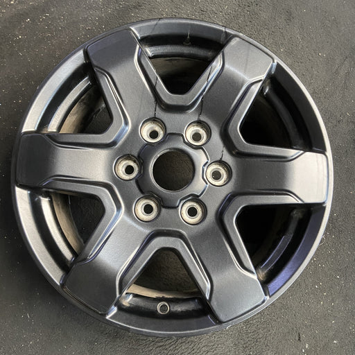 17" BRONCO 21-25 17x7.5, aluminum , gloss black Original OEM Wheel Rim - Angle View