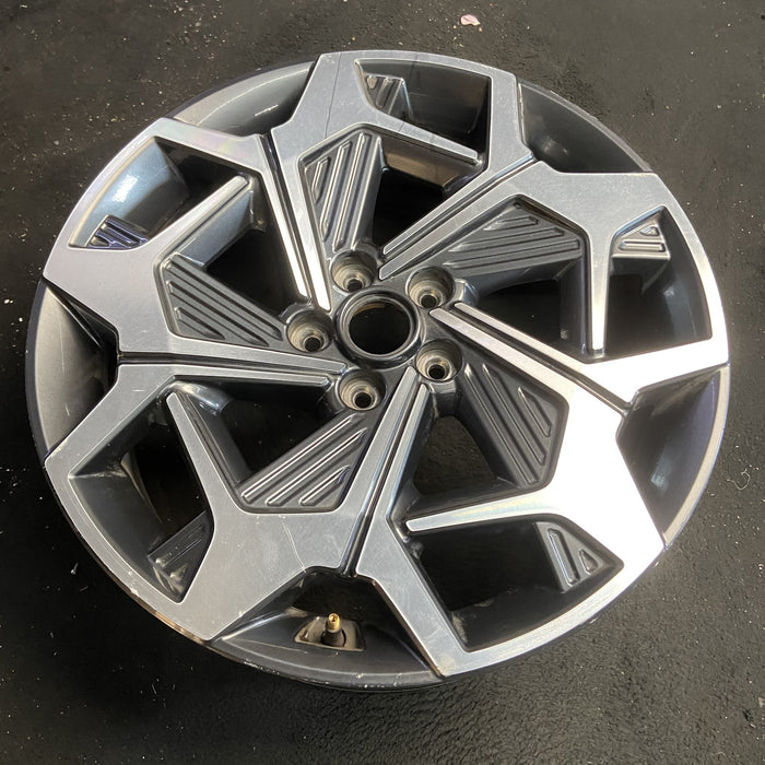 20" PALISADE 21-22 20x7.5 , H spoke Original OEM Wheel Rim - Side Profile