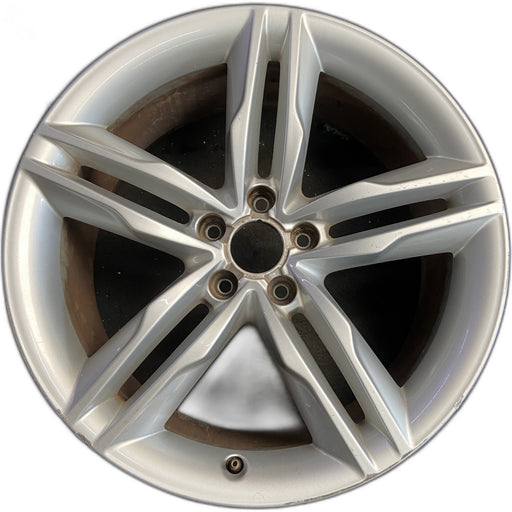19" AUDI A5 08-09 19x8.5, 5 spoke, double spoke Original OEM Wheel Rim - Front View